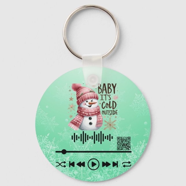 Scan for Video , "cold outside Keychain (Front)