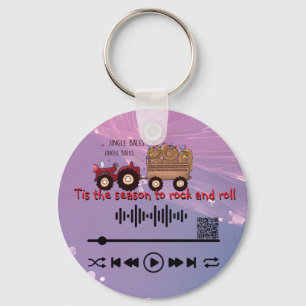 Scan for Video , "Tis the Season to" Keychain