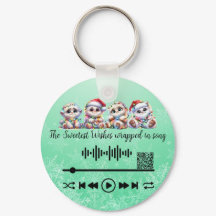 Scan for Video, Want For Christmas  KeyChain