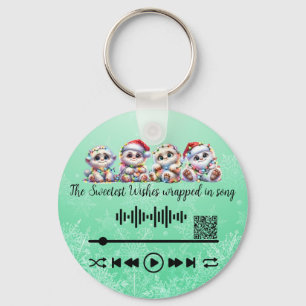 Scan for Video, Want For Christmas  KeyChain