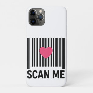 Scan Me – Creative Barcode with Heart Design iPhone 11 Pro Case