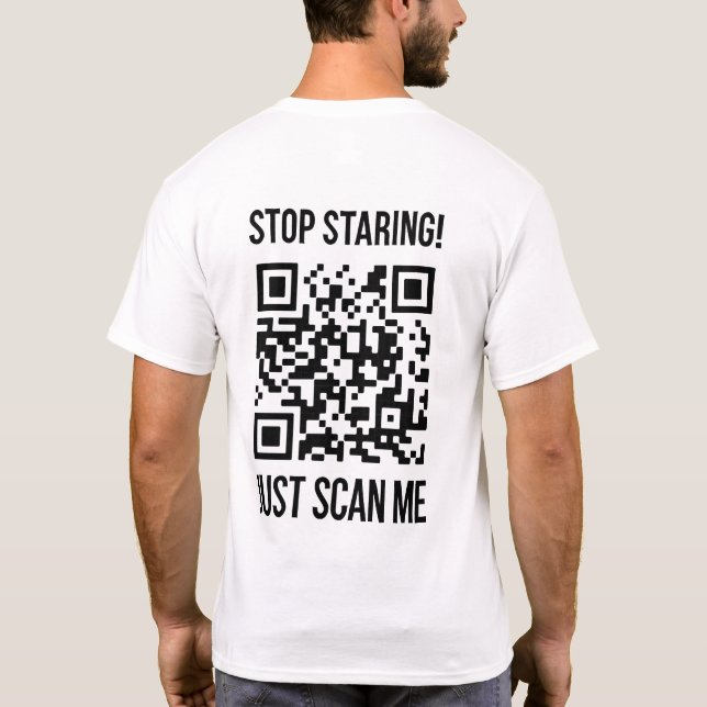 Scan Me: Do What Makes Your Soul Happy T-Shirt (Back)