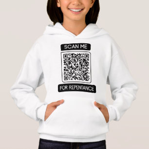 Scan Me For Repentance QR Code Girl's