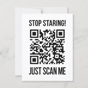 Scan Me QR Code: Choose Kindness Every Day Postcard