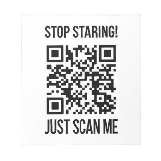 Scan Me QR Code: Create Your Future Notepad