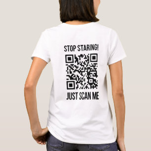 Scan Me QR Code for a Motivational Boost T-Shirt