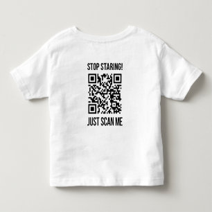 Scan Me QR Code for a Motivational Boost Toddler T-shirt