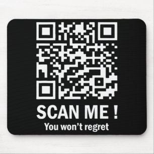 Scan Me You Wont Regret It Funny Qr Trump Dance (o Mouse Pad