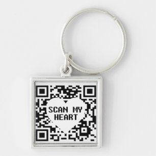Scan my Heart     Keychain