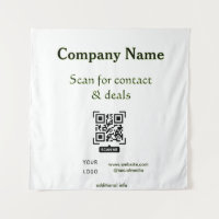 scan QR for contact & deals business name website
