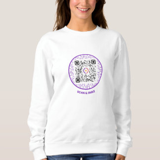 Scan & Smile – Daily Motivation Sweatshirt