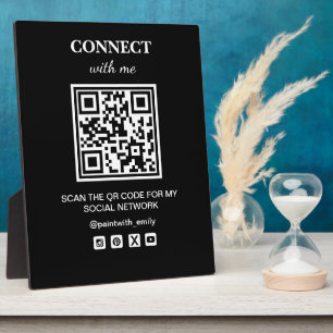 Scan The QR Code For My Social Wifi Network Plaque
