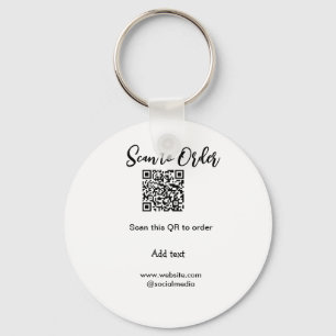 Scan to order scan QR code add website email Keychain