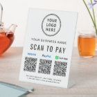 Scan to Pay Paypal Venmo CashApp QR Codes Logo