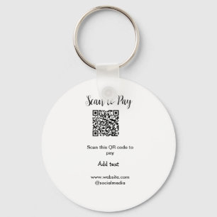 Scan to pay scan QR code add website email details Keychain