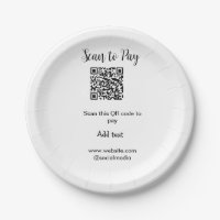 Scan to pay scan QR code add website email details