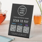 Scan to Pay Venmo Paypal Zelle QR Codes Logo