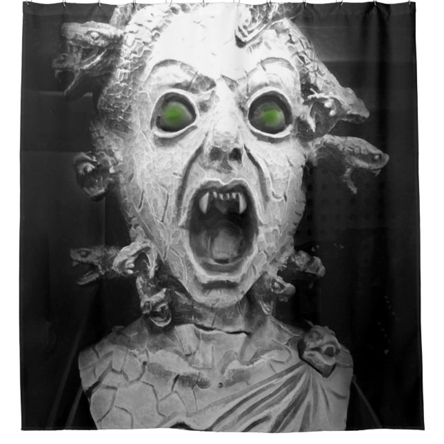 Scandale effrayante Medusa, rideau de douche (Devant)