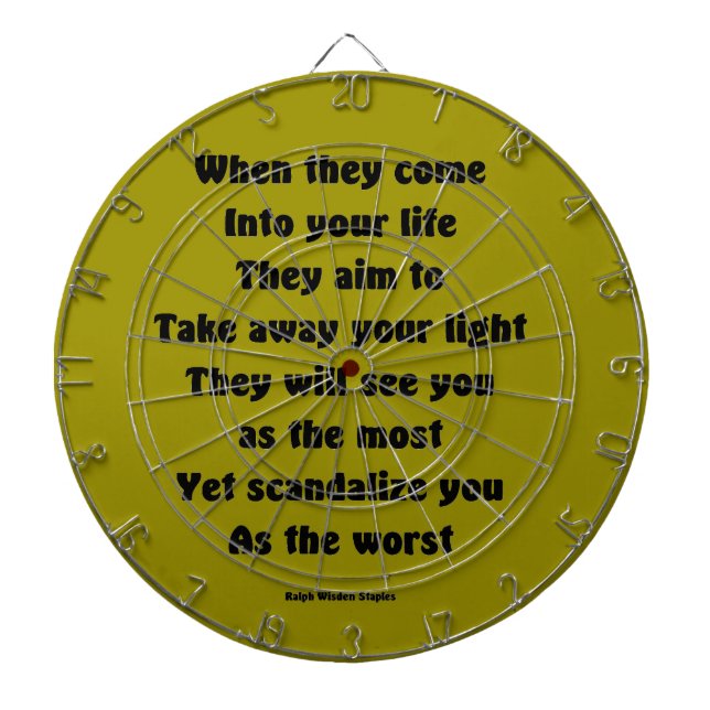 Scandalize you as the worst dartboard (Front)