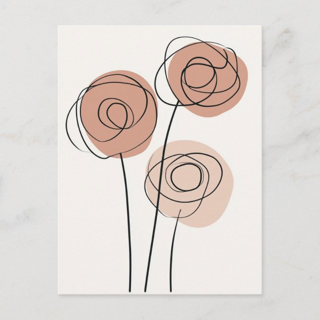 Scandi Bloom No.281 Postcard (Front)