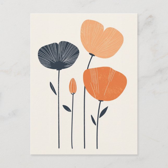 Scandi Bloom No.286 Postcard (Front)