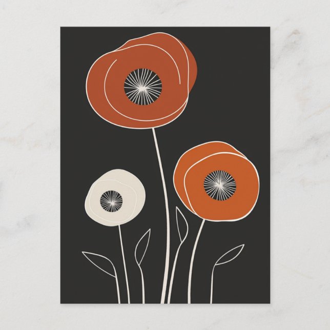 Scandi Bloom No.316 Postcard (Front)