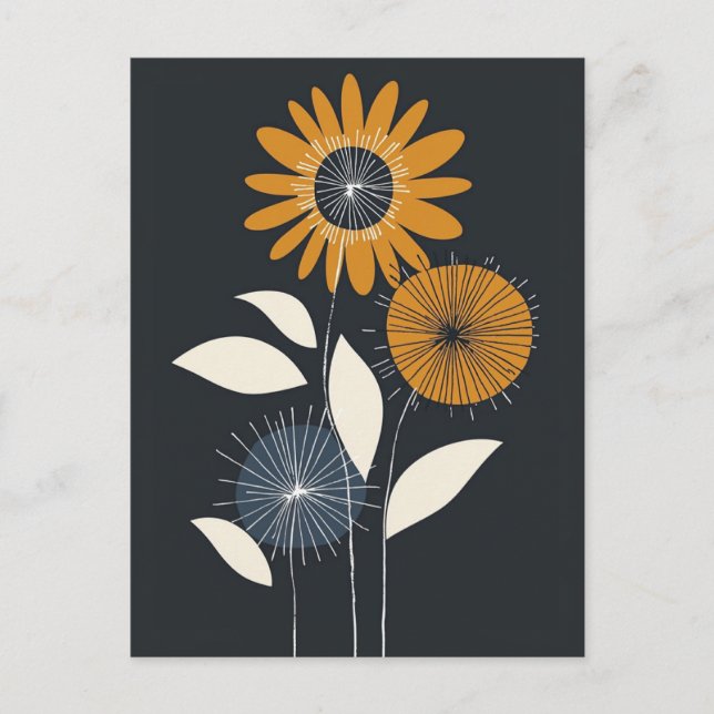 Scandi Bloom No.321 Postcard (Front)