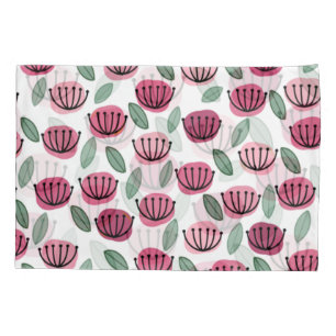 Scandi Cup Flowers Pillowcase