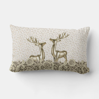 Scandi Deer Throw Pillow