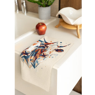 Scandi Farmhouse Cattle, custom Kitchen Towel