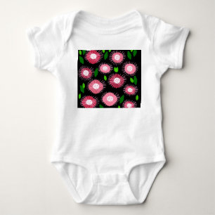 Scandi Flower Garden Baby Bodysuit