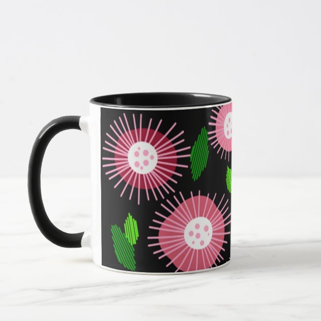 Scandi Flower Garden Mug (Left)