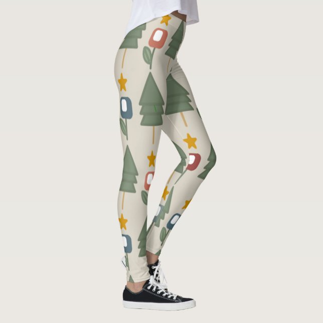 Scandi Forest  Leggings (Right)