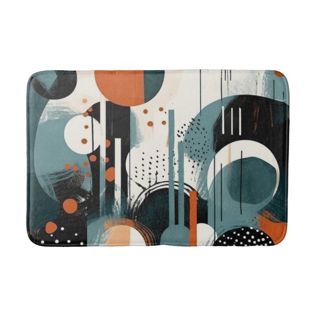 Scandi Groove    Bath Mat (Front)