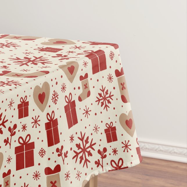 Scandi Holiday Cheer Tablecloth (In Situ)