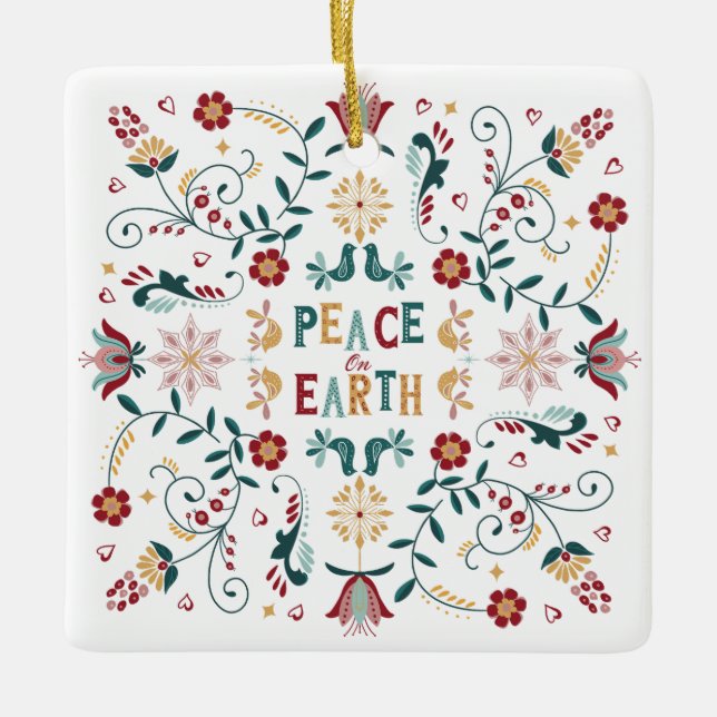 Scandi-inspired Holiday Ornament (Front)