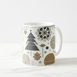 Scandi-Japanese Minimalist Christmas Mug