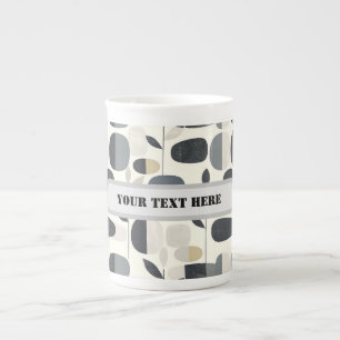 Scandi Motif No.3 Bone China Mug