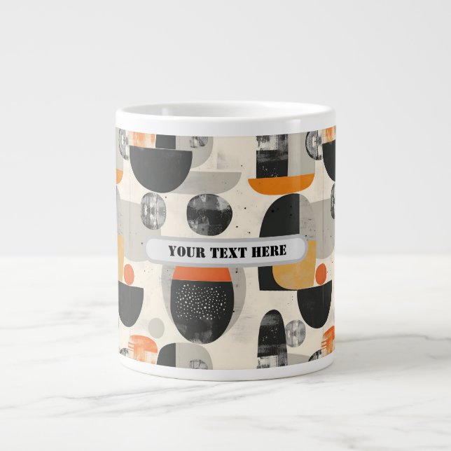 Scandi Motif No.7 |  Large Coffee Mug (Front)