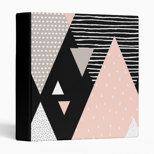 Scandi Mountain Peak Design Binder (Front/Spine)