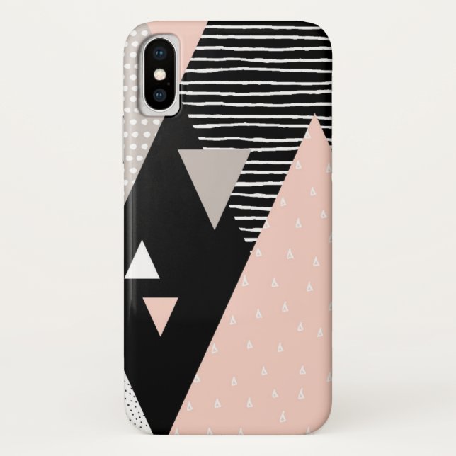 Scandi Mountain Peak Design Case-Mate iPhone Case (Back)