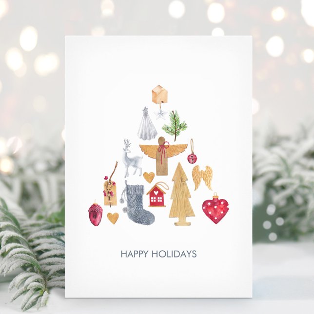 Scandi Scandinavian Holiday Card (Creator Uploaded)