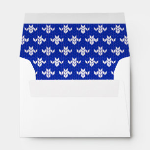 SCANDIA BLUE KNIT A6 Envelopes