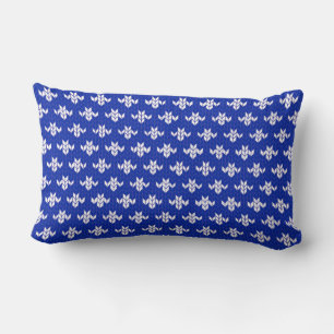 SCANDIA BLUE KNIT Lumbar Pillow