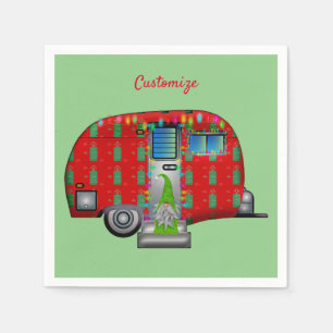 Scandia Gnome Caravan Thunder_Cove  Napkin