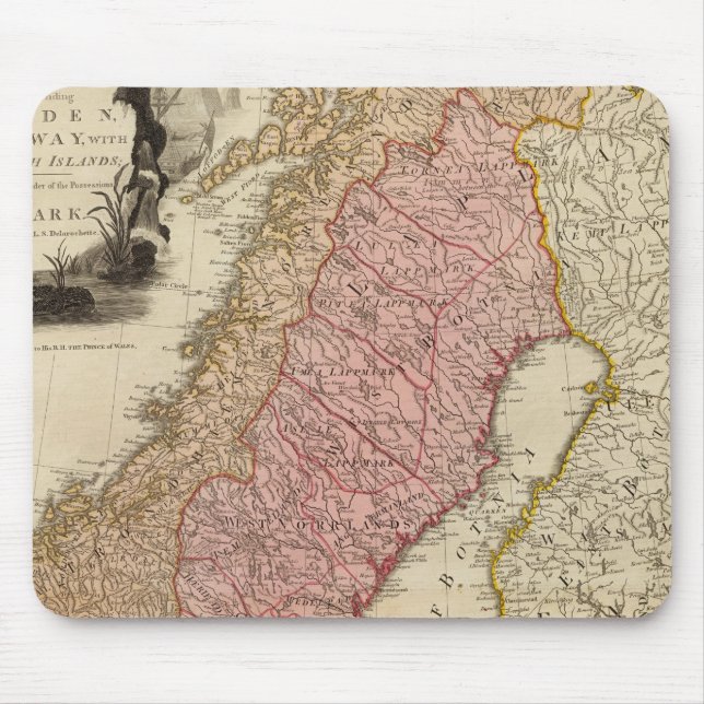 Scandia, Scandinavia Mouse Pad (Front)