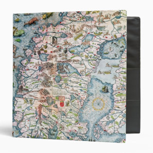 Scandinavia, detail from the Carta Marina Binder