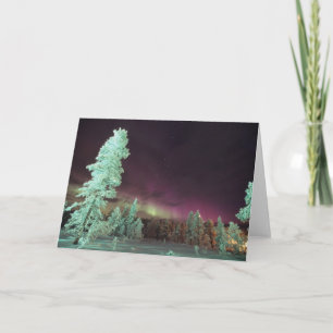 Scandinavia, Finland, Lapland, Kakslauttanen, Holiday Card