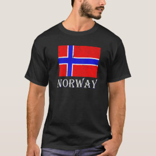 Scandinavia Nordic Country Norwegian Flag Norway  T-Shirt