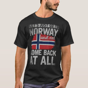 Scandinavia Norwegian Flag Nordic Country Norway T-Shirt